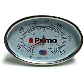 Primo Grills Thermometer for Primo Ceramic Grills - Now 200% Larger and Ability to Calibrate