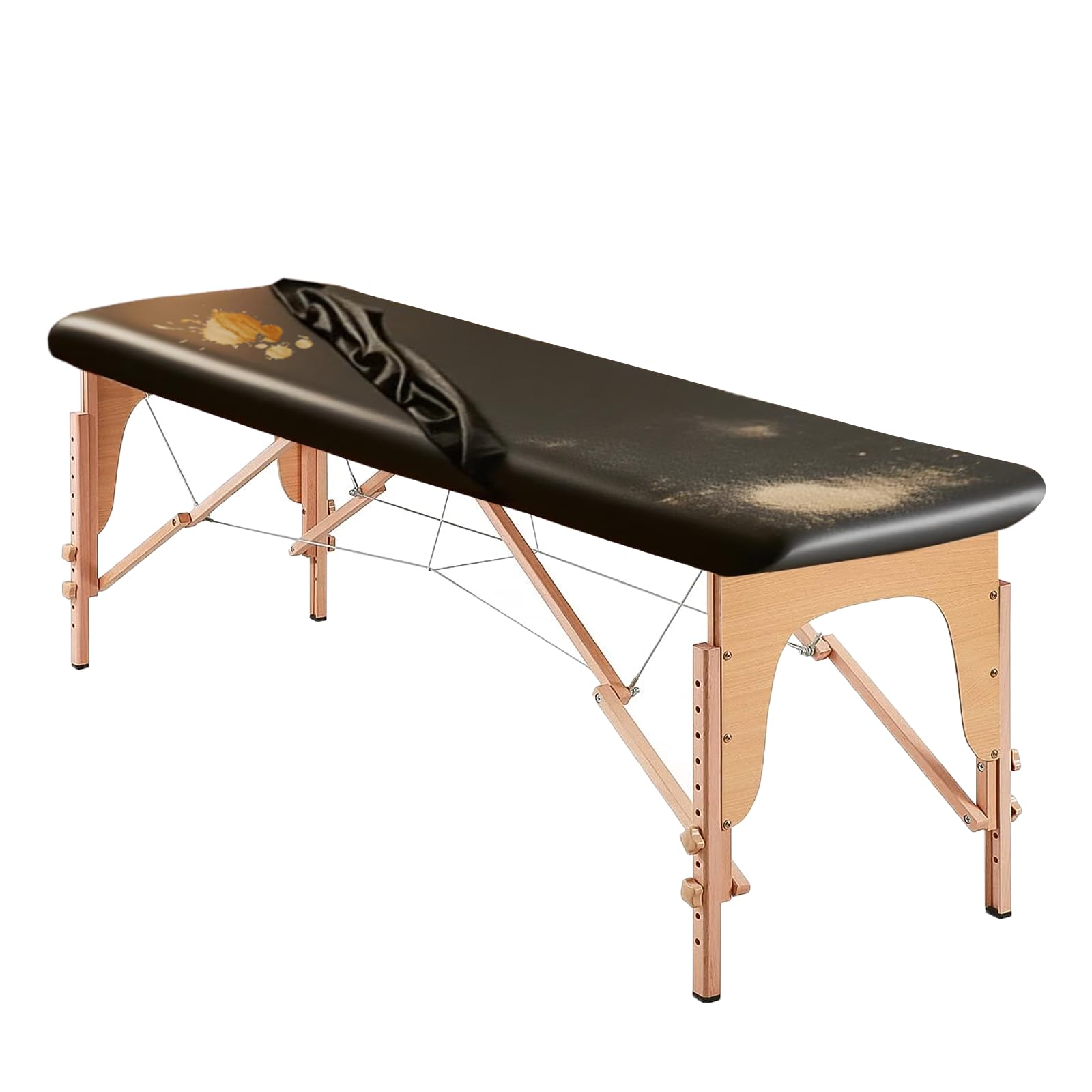 Photo 1 of NingNei Massage Table Cover Spa/Tattoo/lash/Vinyl Waterproof Massage Table Cover (70-73" x 31-32") inch