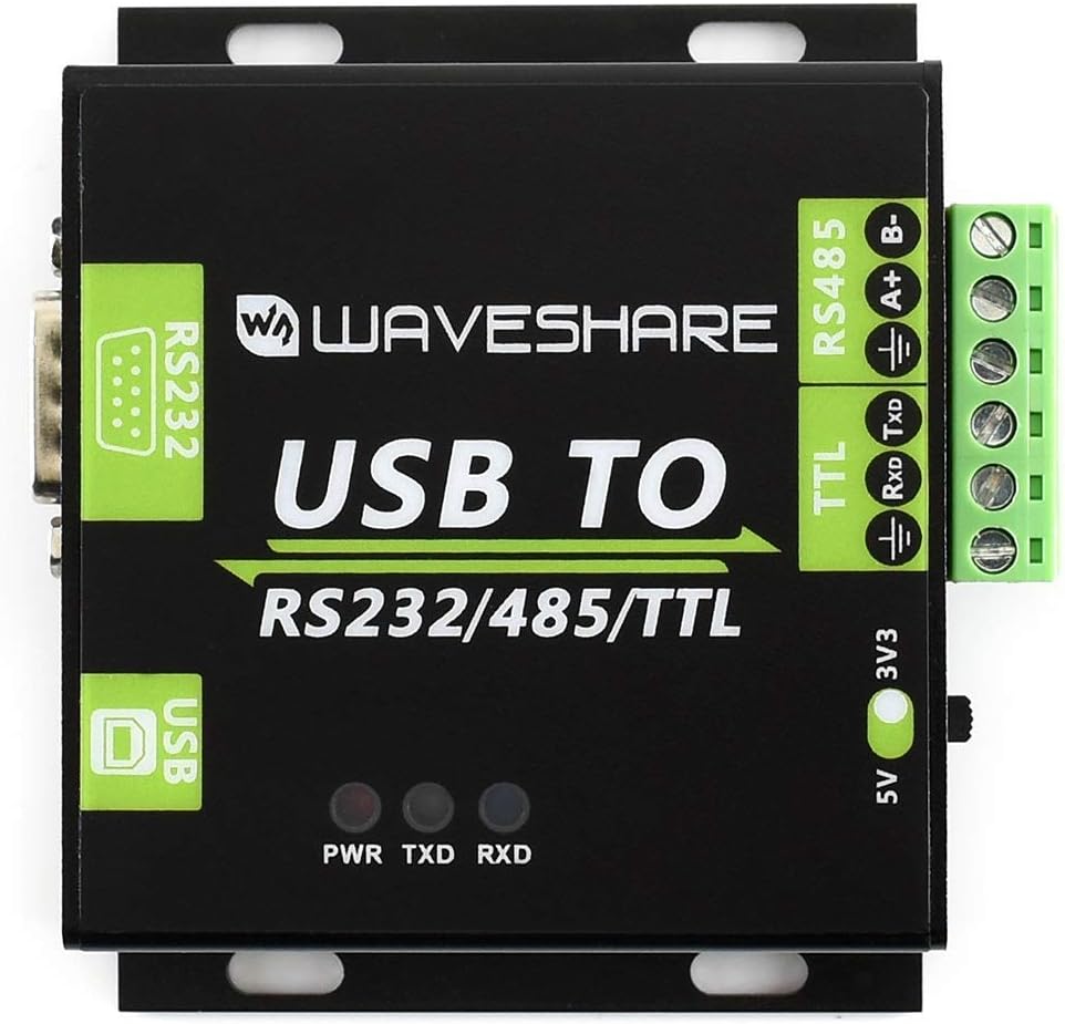 Waveshare USB to RS232/RS485/TTL Interface Converter Industrial Isolated Converter with Original FT232RL Inside - Image 5