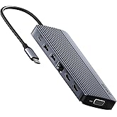 Anker 14 in 1 USB C Docking Station,USB C Hub Triple Display, With 4K HDMI, 1080p VGA, 100W Power Delivery, 5Gbps USB-A/C Dat