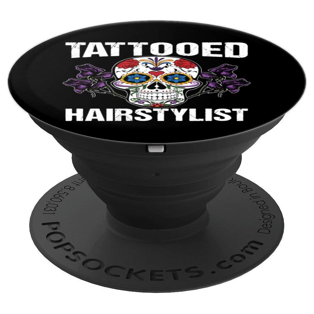 Amazon Com Hairstylist Tattooed Hairstylist Popsockets Grip And