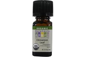 Aura Cacia Organic Cinnamon Leaf Essential Oil, 0.25 Ounce