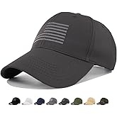 CYGTE American Flag Baseball Hat - XL, XXL, 3XL Plus/Regular Size Men’s Cotton Structured Patriotic Ball Cap