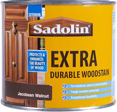 Sadolin Extra Durable Woodstain Jacobean Walnut 0.5 L