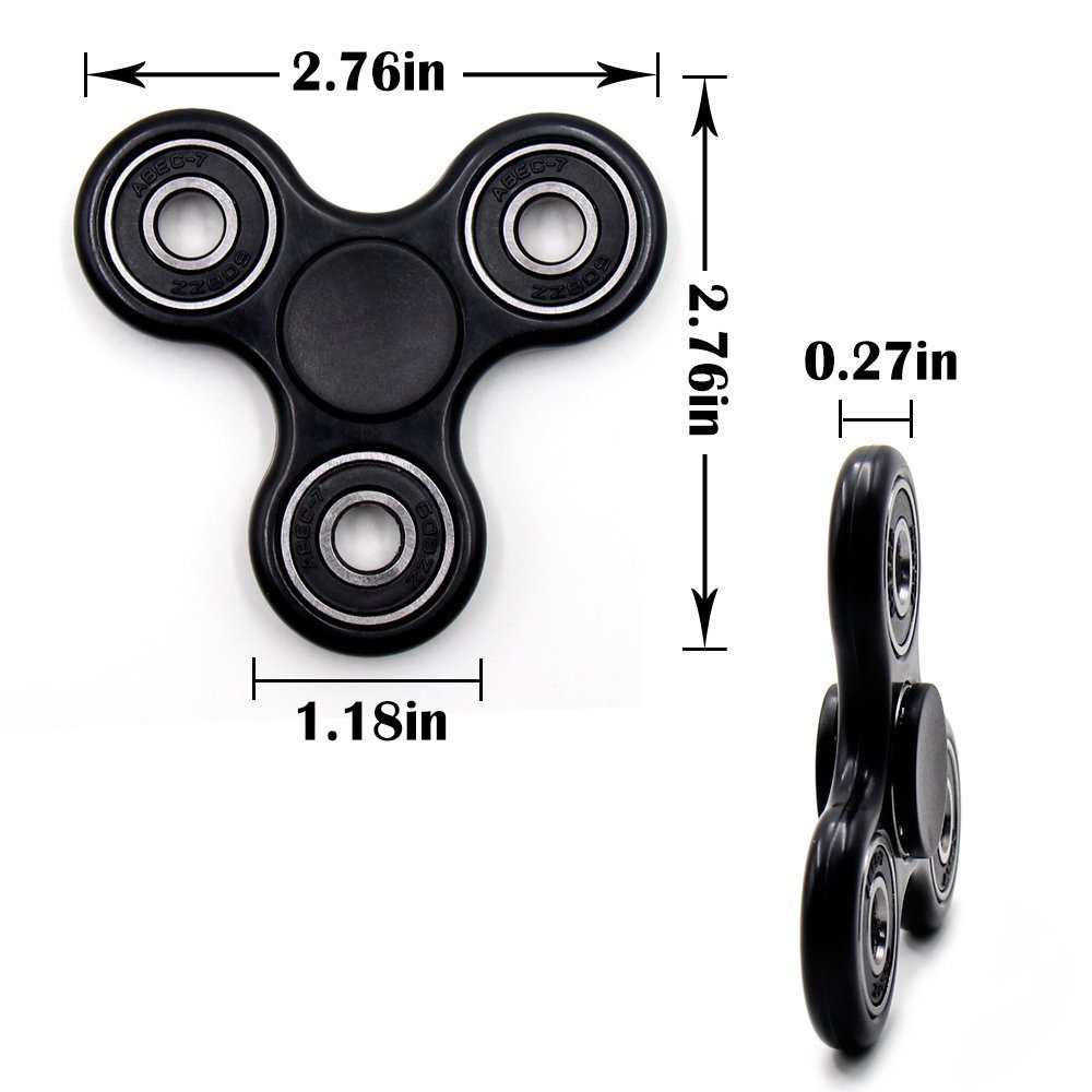 Reliatronic Hand Spinner with Hybrid Ceramic Bearing - Finger Spinner For ADD, ADHD, Anxiety and Stress Relief Suitable for Adults and Kids