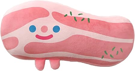 Amazon Co Jp The Recorder Factory Baconni キャラクター ふわふわ モチクッション ぬいぐるみ おもちゃ 19 7インチ 50cm Toys