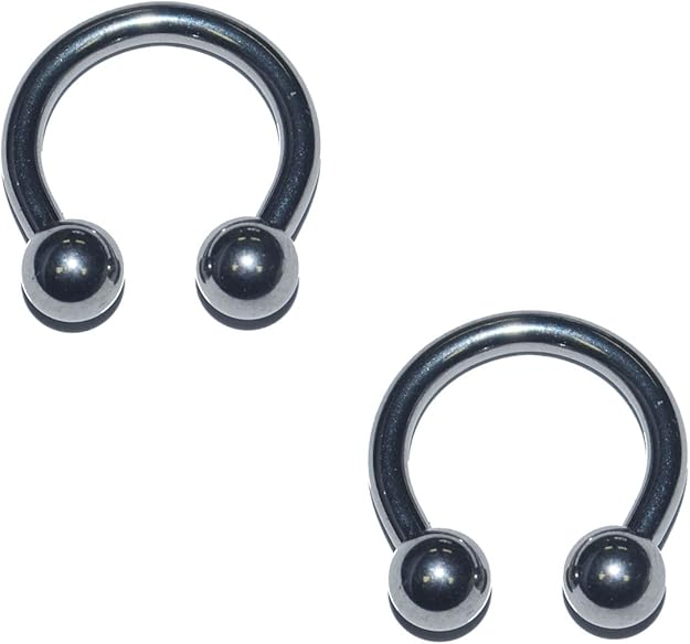 Painful Pleasures 2X Pieces 10 Gauge 10g 316L Stainless Steel Circular