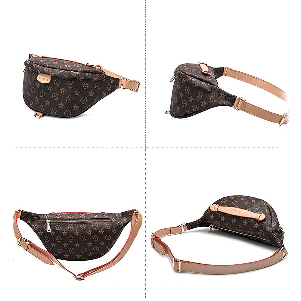 Olyphy Designer Leather Waist Pack for Women, Fashion Belt Purse Fanny