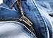 Men's Moto Biker Vintage Distressed Ripped Slim Fit Skinny Stretch Denim Jeans