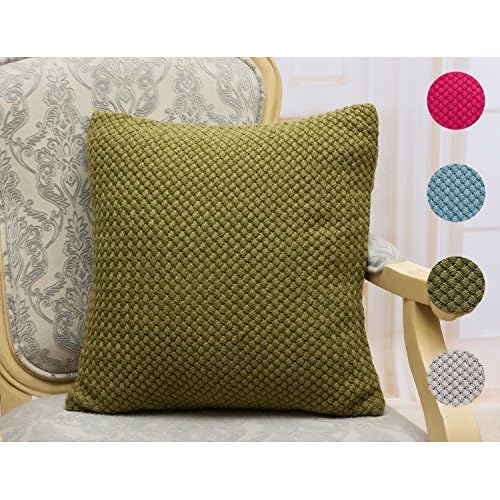 Tina S Home Knitted Devorative Throw Pillows With Down Feather