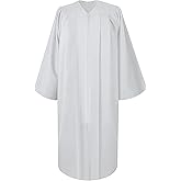 Herrenbek Matte Choir Robe for Church Judge Robes Costumes Pulpit Robe Pastor Baptism Graduation Gown for High School