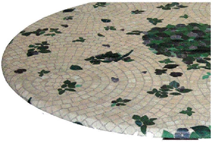 Best large round vinyl table cloth with elastic