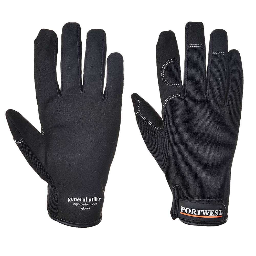 Portwest A700 General Utility – High Performance Glove Black, Large