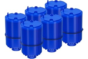 Water Filter Replacement for Water Filter Faucet, Compatible with All Pur Faucet Mount Filtration Systems RF-9999, Reducing 99% of Chromium, Lead and More, Pack of 6, by DESENRUIS