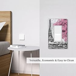 Art Watercolor Paris Eiffel Tower Light Switch