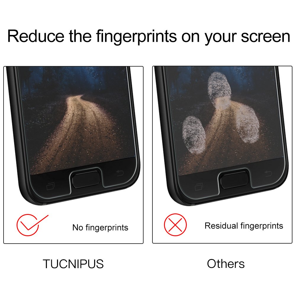 Panzerglas Schutzfolie für Samsung Galaxy A3 2017,[2 Stück] TUCNIPUS Galaxy A3 2017 Panzerglasfolie-3D Touch Kompatibel, 9H Härte, Anti-Öl, Kratzer,Blasen und Fingerabdruck Displayschutzfolie für Samsung Galaxy A3 2017