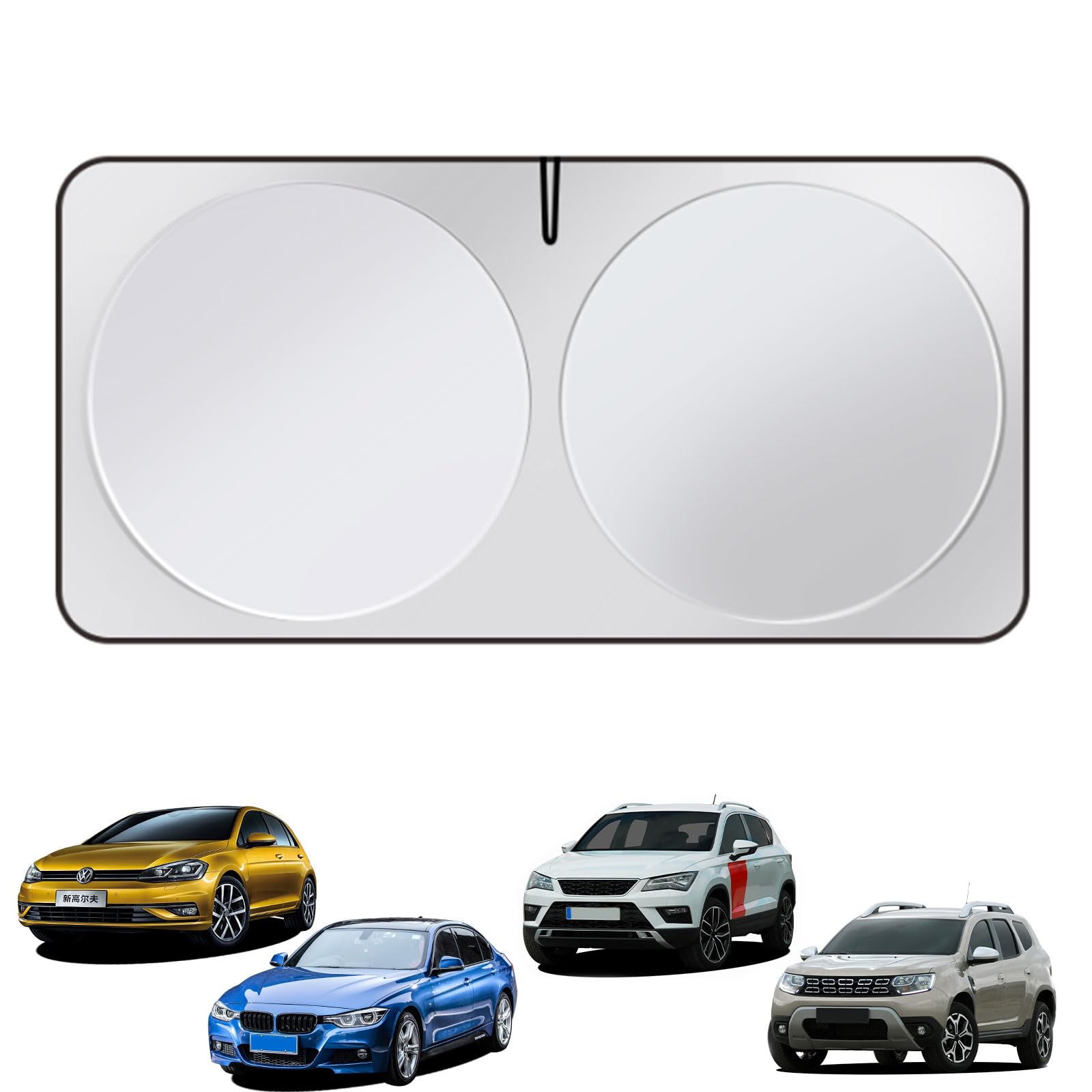 Photo 1 of COFSODI Car Window Shade. Car Windshield Sun Shade. Summer Car Sun Shade. Car Visor Extender Sun Blocker. Sun Shield for Car Windshield. Essential Interior Car Accessories-Large