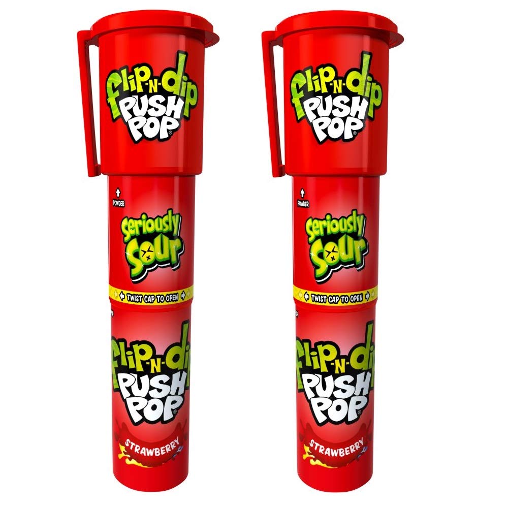 Push Pop Flip N Dip Hard Candy Sour Dextrose Powder Strawberry Pack Of 2 Buy Online In Singapore At Desertcart Sg Productid 101148772