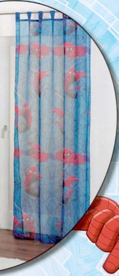 Superhelden Vorhang Transparent 140 X 240 Cm Spiderman