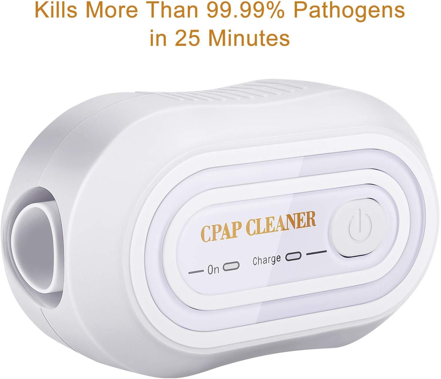 CPAP Cleaner and Sanitizer Machine, JALIELL Portable Mini CPAP Cleaner for CPAP Mask, Heated Hose & Tubing (White)