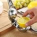 Lemon Lime Squeezer, Manual Juicer Stainless Steel with Silicone Handles, Manual Citrus Hand Orange Lemon Juicer, Press Lemon Press (Small)