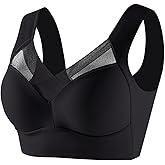 Zen Chic Bras for Older Women Wireless Push-Up Seamless Seniors Breathable Anti-Sagging Full Coverage Comfort Bra