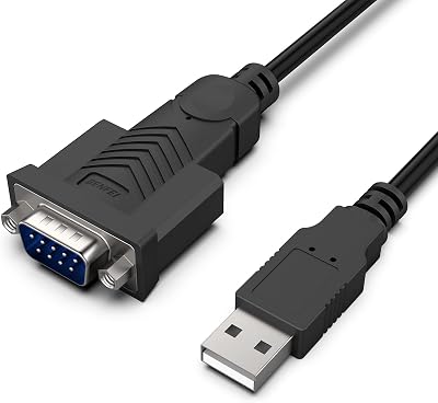 Benfei USB to RS232 Adapter Prolific PL-2303 6ft Cable DB9 Female