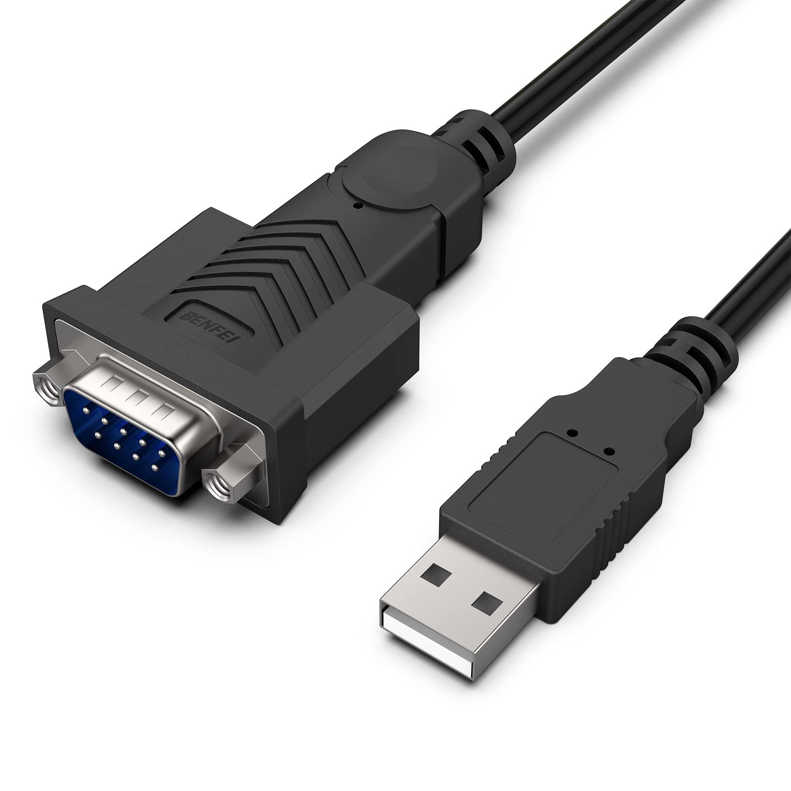 BENFEI USB to Serial Adapter 6ft USB to RS-232 Female DB9 Prolific Chipset Serial Cable Windows 10/8.1/8/7, Mac OS X 10.6 and later