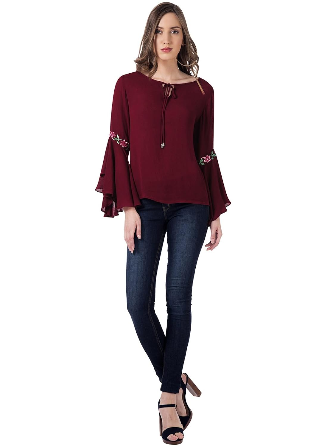 faballey women's plain regular fit top