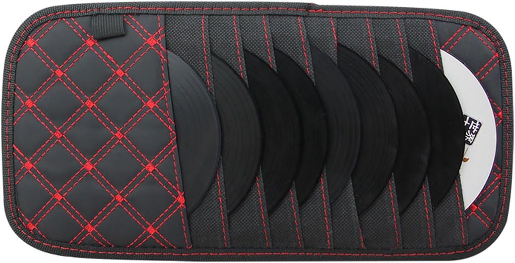 NUBEN Car CD Visor Organizer Disk Storage Holder Case: Automotive