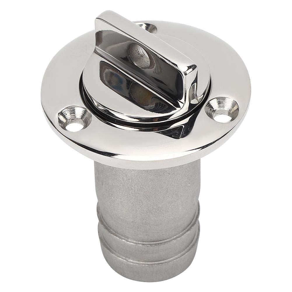 Risegun 316 Stainless Steel Oval Garboard Drain Plug, Vent Connector Fitting Boats Parts