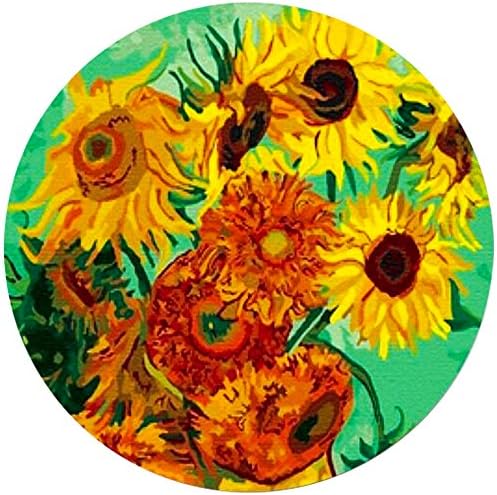 Expanding Stand and Grip with Separate Mounts for Mount Holder Sockets for iPhone iPad Samsung Nintendo Switch and All Other Smart Phones and Tablets - Sunflowers by Van Gogh