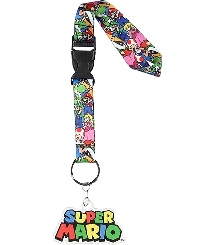 Amazon.com: Super Mario Bros Yoshi Lanyard Badge Holder Game