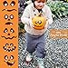 TOYMYTOY Halloween Pumpkin Sticker Halloween Sticker Sheets Trick or Treat Party Decoration DIY Pumpkin Shaped Stickers 20Pcs Face Expression Stickers 40Pcs