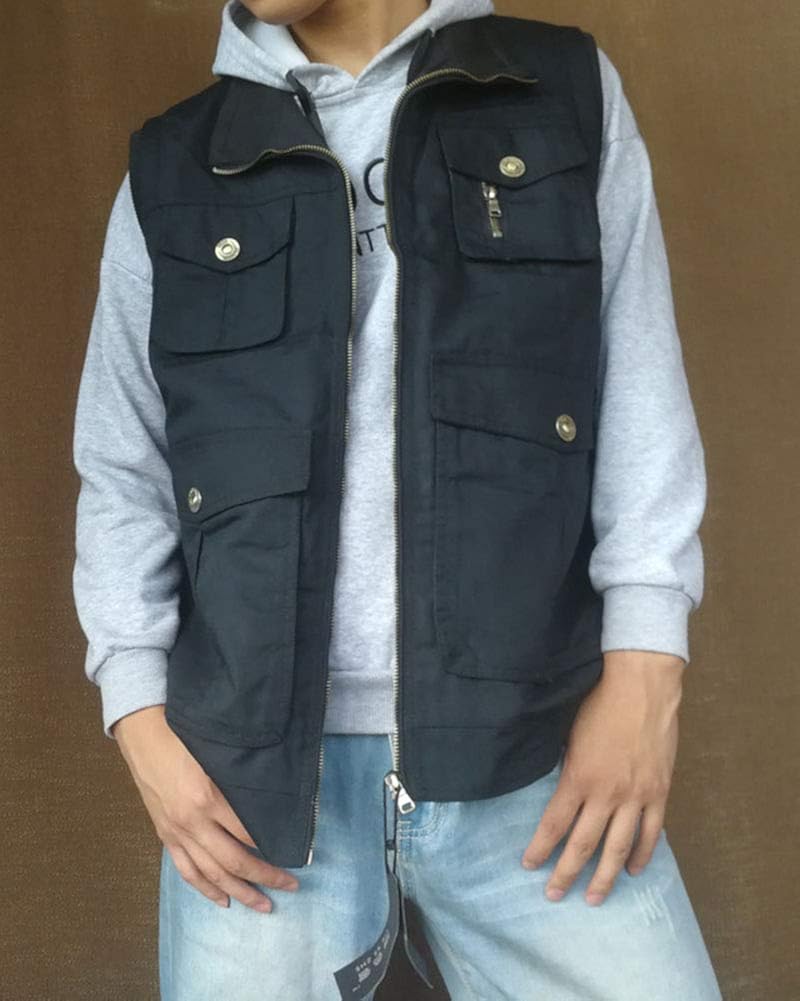 Uomo Tasche Gilet Sport Multitasche Senza Maniche Giubbino da Lavoro per  Reporter Caccia Fotografi Outdoor Vest Gilet Giacche e cappotti  amiralebsatte.com