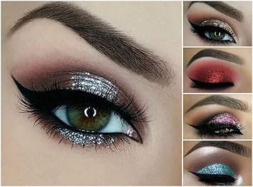 Amazon Com Prestige Biatta Sparkling Glitter Powder Eye Shadows