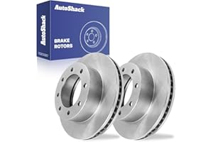 AUTO SHACK AutoShack Front Brake Rotors | Replacement For 2005-2010 Ford F-450 Super Duty 2005-2012 F-350 Super Duty 2005-2013 F-250 Super Duty 5.4L 6.0L 6.2L 6.4L 6.7L 6.8L V8 4 X 2 4 X 4 4WD | 2-PC Set
