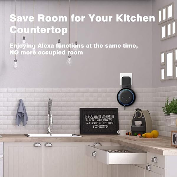 PROUD BIRD   Soporte de Pared para Dot 3 Gen Excelente Sonido una solucin Que Ahorra Espacio para Altavoces Smart Home Soporte para Altavoces con distribucin de Cable