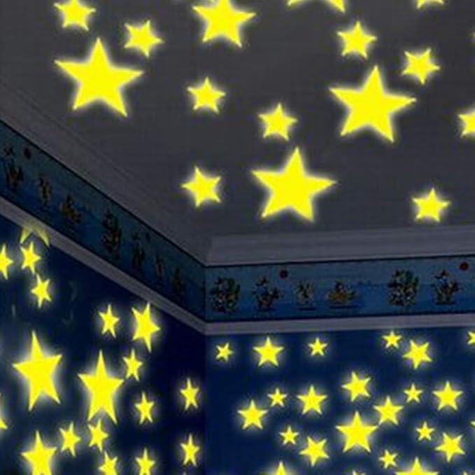 Wall Decal Fluorescent Glow in The Dark Stars Wall