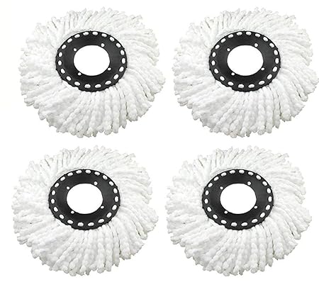 Shopper52 Replacement Refill for 360 Rotating Spin Mop Cleaner,Easy Mop, for Gala, Premsons, Scotch Brite, Pigeon, Primeway, Esquire Spin mop, Mop Refill, Mop Brush - Pack of 2 -MOPREFILL