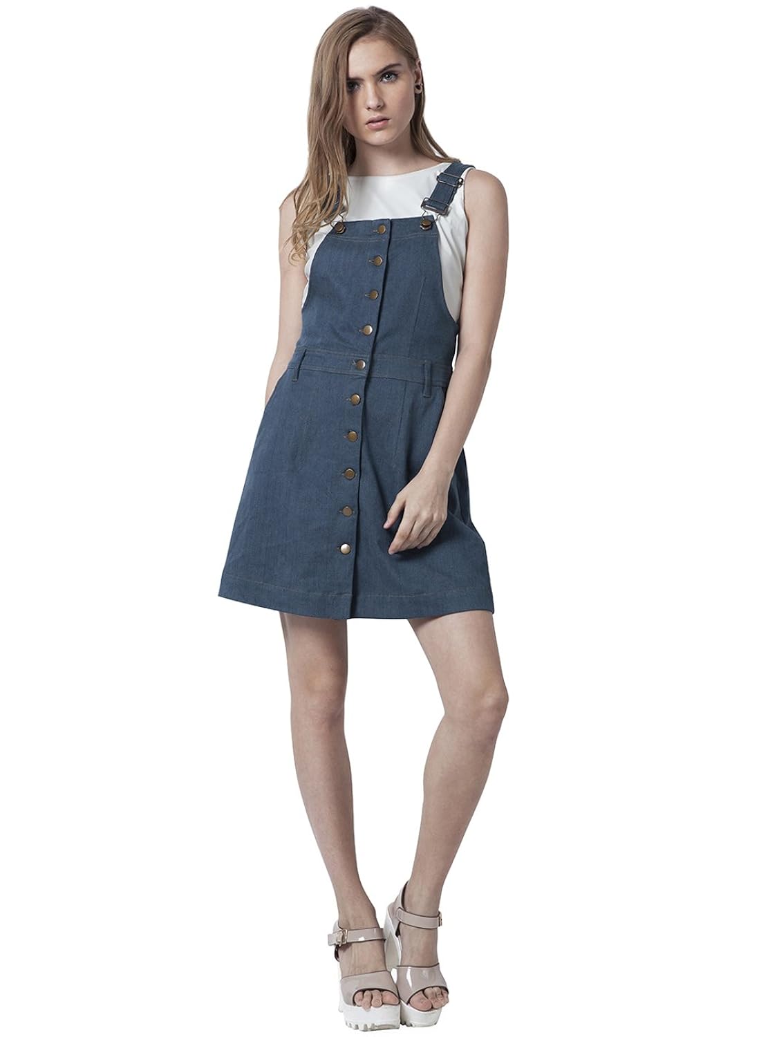 faballey women's denim shirt dress