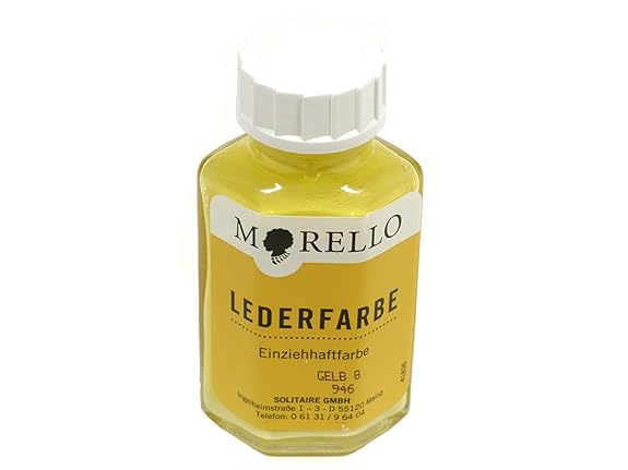 Morello Lederfarbe für Glattleder 40 ml (Gelb)
