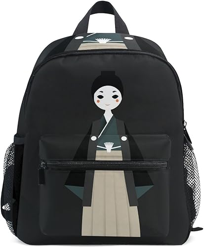 Amazon キッズ リュック リュックサック バックパック着物の女の子 小サイズ ジュニア通学 バッグ 通園 遠足 デイバッグ 軽量 ポリエステル 撥水加工 Natax レディース
