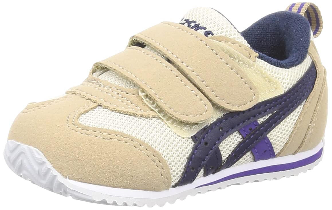 [スクスク] ベビーシューズ ベーシックローカット 2本ベルト ベージュ/ネイビー235 14.0 cm商品画像