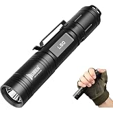 WUBEN L50 Rechargeable Tactical Flashlight, 1200 High Lumens Super Bright | IP68 with 5 Mode Pocket Flash Light, LED Tail Switch Handheld Flashlighs for Emergencie Camping Home Inspection Repair