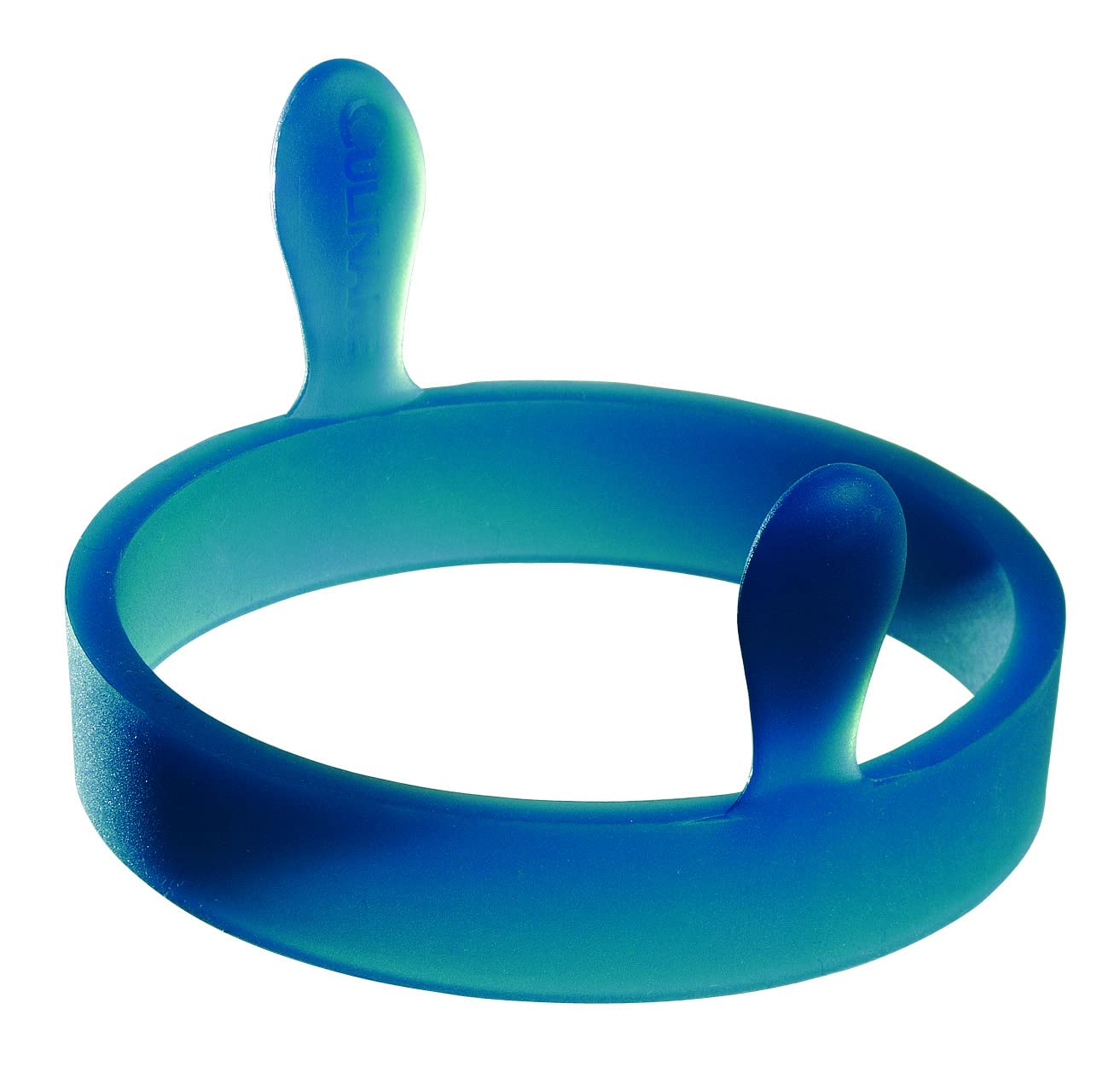 Culinare C20200 Egg Ring with Handles, Blue, Silicone, 90 mm Diameter, Frying Egg Cooking Ring, High Heat Resistant, Dishwasher Safe