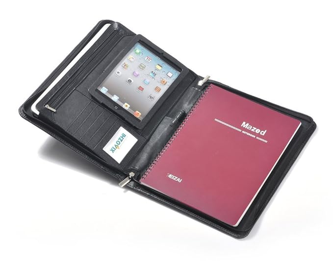 Genuine Leather Padfolio for iPad Mini, 11inch MacBook and