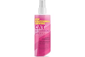 BLUECARE LABS Stop Scratching Cat Spray to Keep Cats Off Furniture, Non-Toxic Cat Spray Deterrent, Stops Chewing Cords, Plants and More, Indoor and Outdoor Safe, Lemongrass Scent, Made in USA