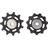 Shimano XTR 11 Speed Mountain Pulley Wheel Kit Black, XTR Rd-M9000 | XTR RD-M9000 11-Speed Rear Derailleur Pulley Set with Sealed Bearings