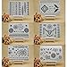 GIFT!!Tastto 6 Sheets Body Paints Temporary Tattoos Black Lace Stickers for Girls and Women with GIFT